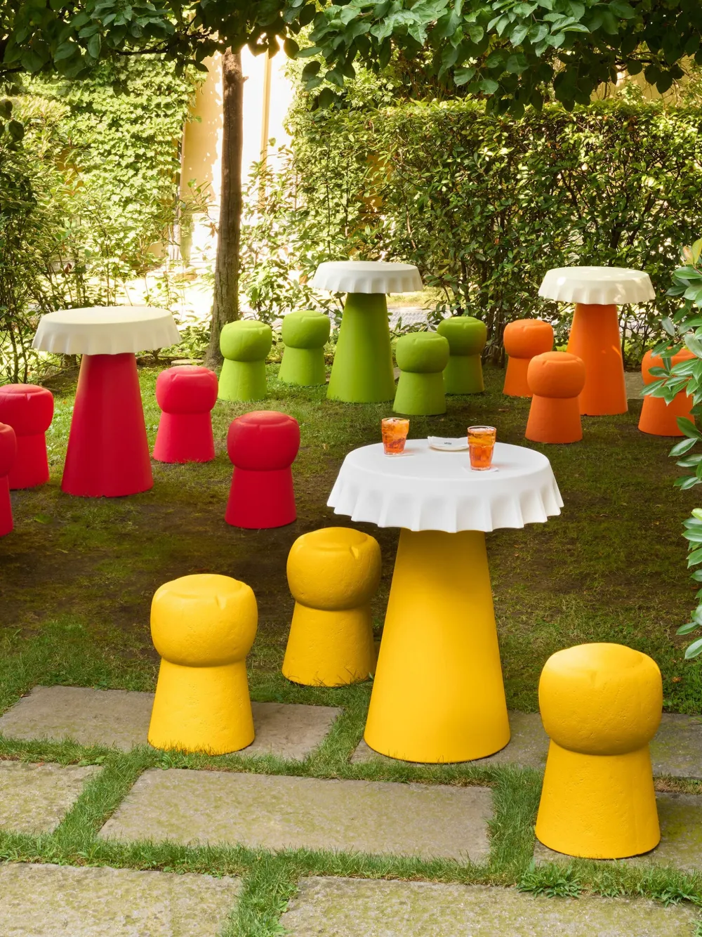  Slide Sgabello Cin Cin - Giallo 