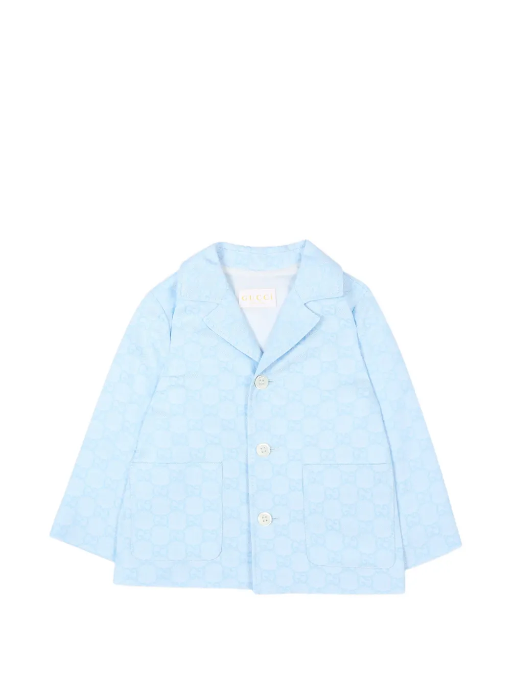 Gucci Kids button patterned jacket | Blau | Image 1