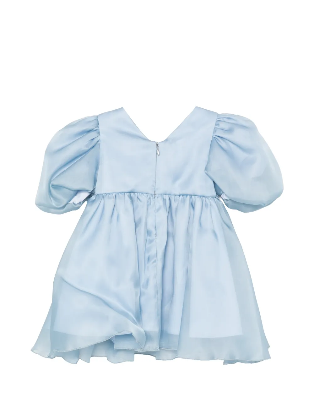  Alapage Vestido Con Aplique Floral - Azul 
