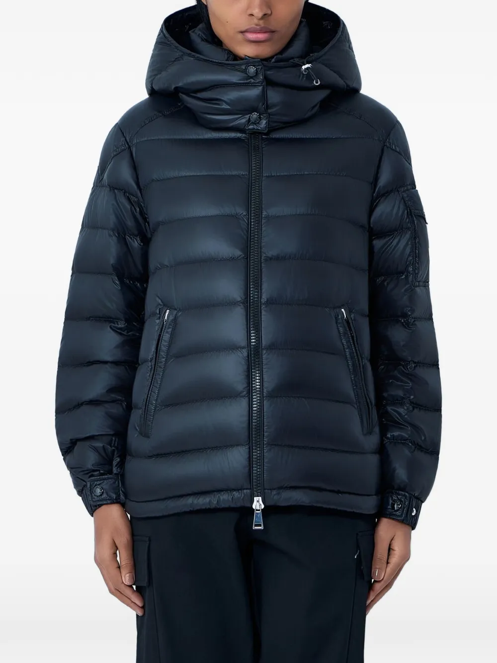 Moncler quilted puffer jacket - Nero