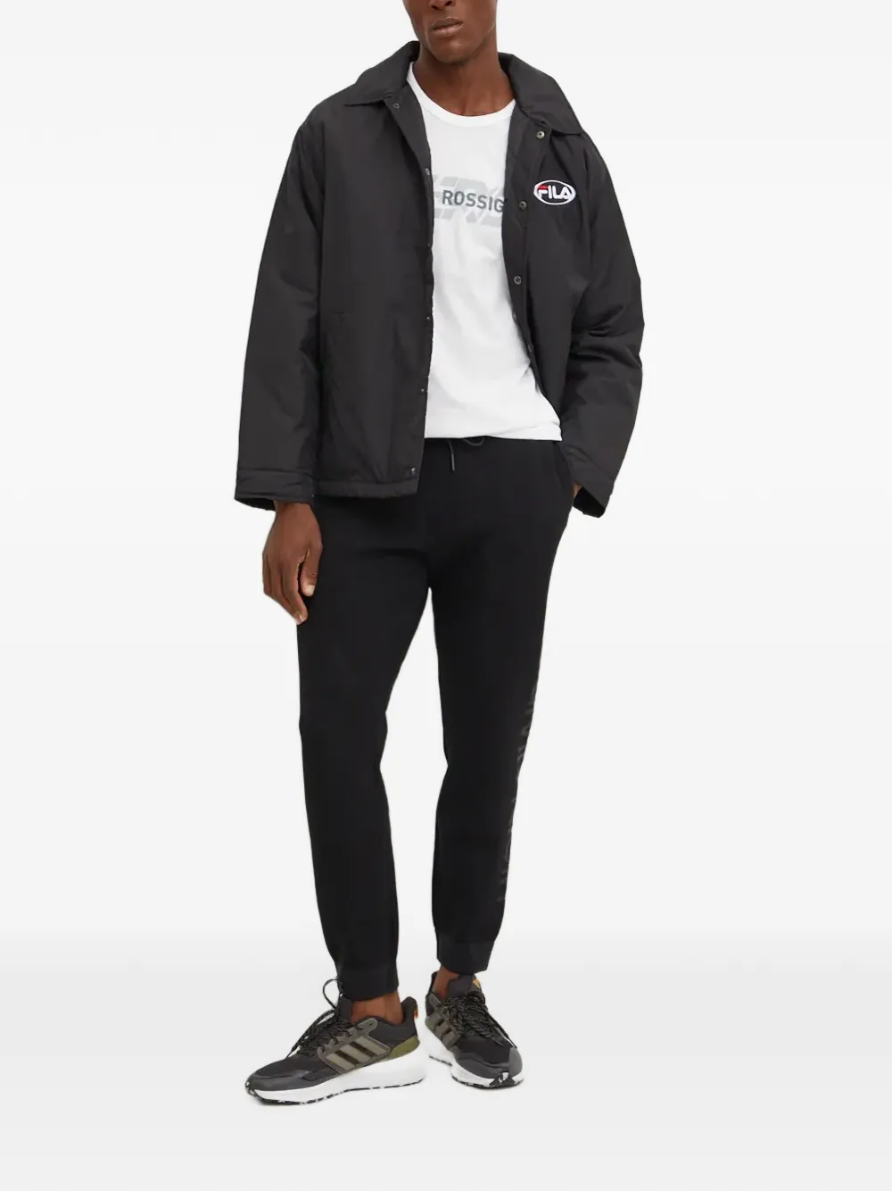 Fila Lenoir gewatteerd jack Zwart