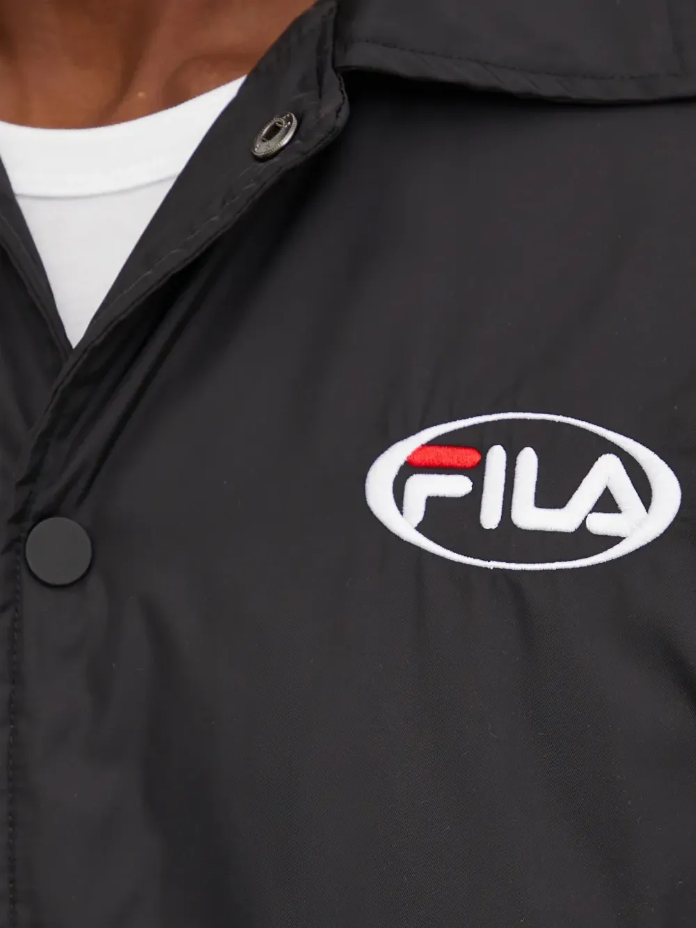 Fila Lenoir gewatteerd jack Zwart