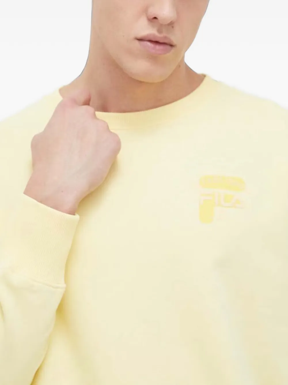 Fila Sweater met logo Geel