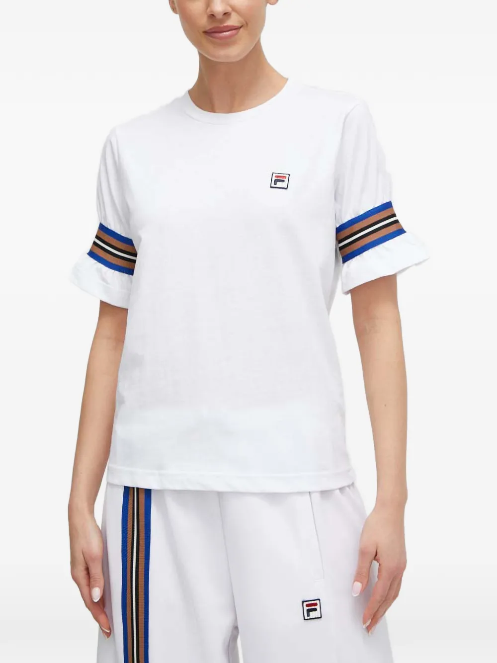 Fila ruffled-sleeve T-shirt