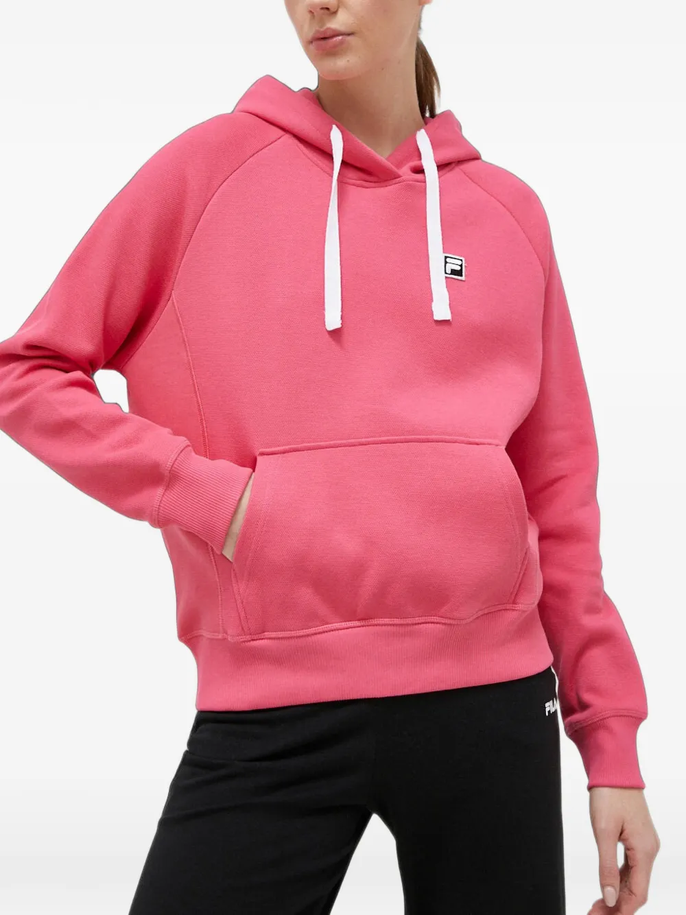 Fila Felpa con cappuccio e logo - Rosa