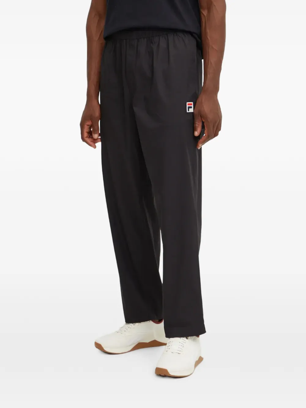 Fila logo-patch track pants - Nero