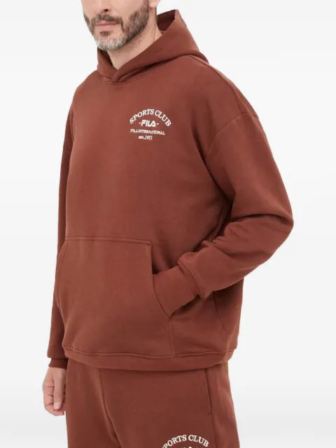 Fila logo-embroidered hoodie