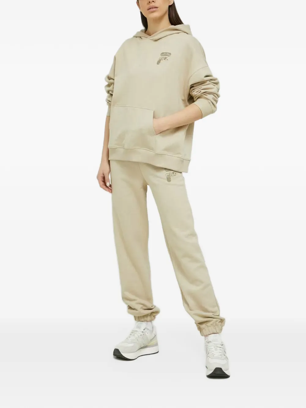 Fila Trainingsbroek met elastische taille Beige