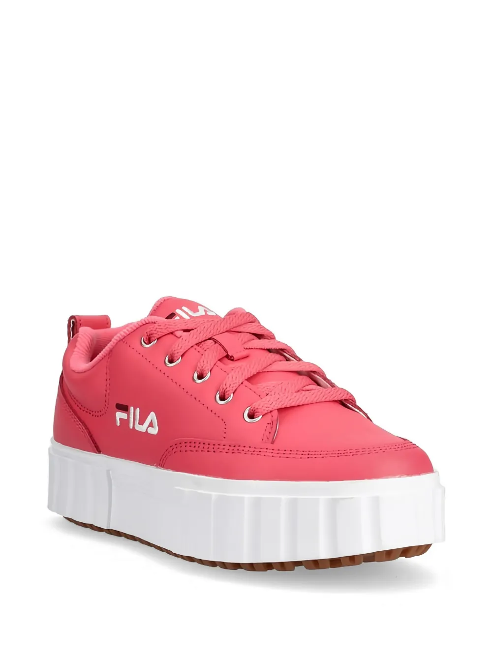 Fila Sneakers met plateauzool en logodetail Roze