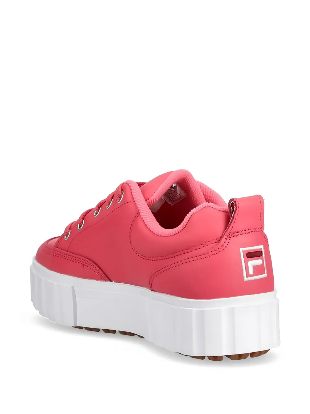 Fila Sneakers met plateauzool en logodetail Roze