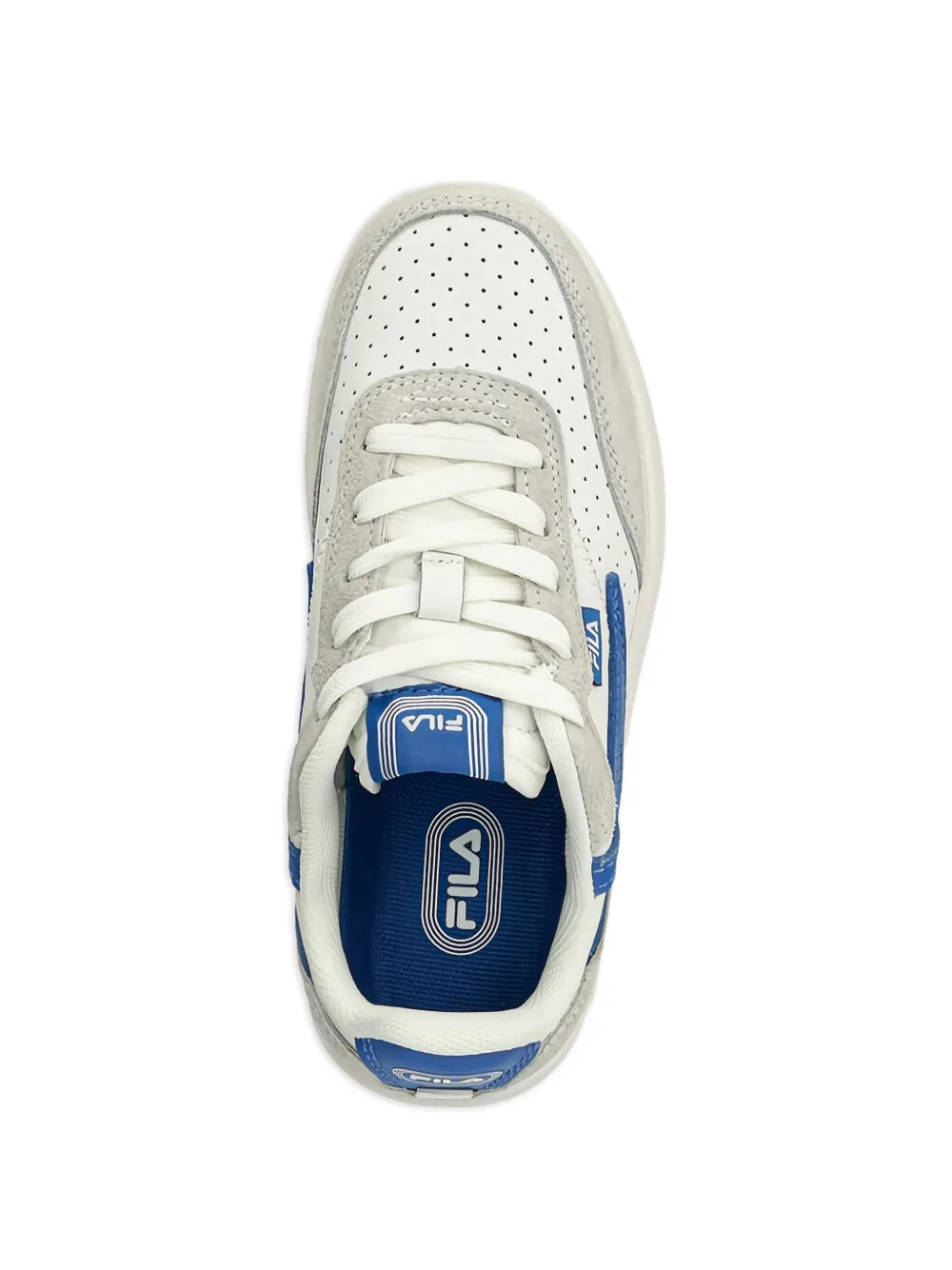 Fila Kids Sevaro S sneakers met geperforeerd logo Wit