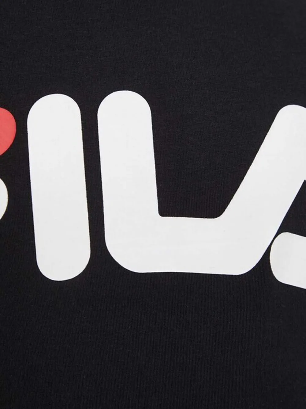 Fila Hoodie met logo Zwart