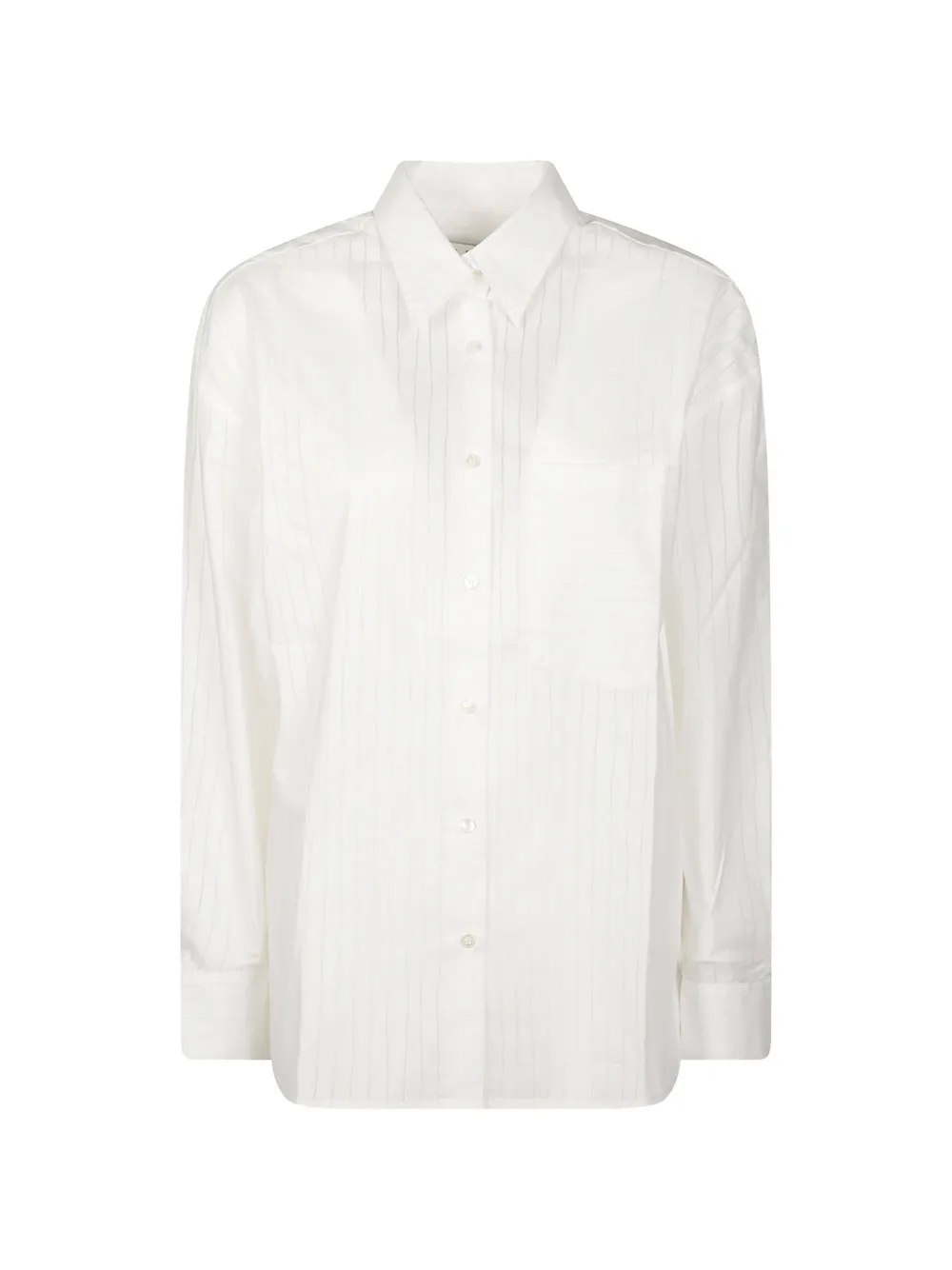 IRO chest-pocket long-sleeve shirt - Bianco