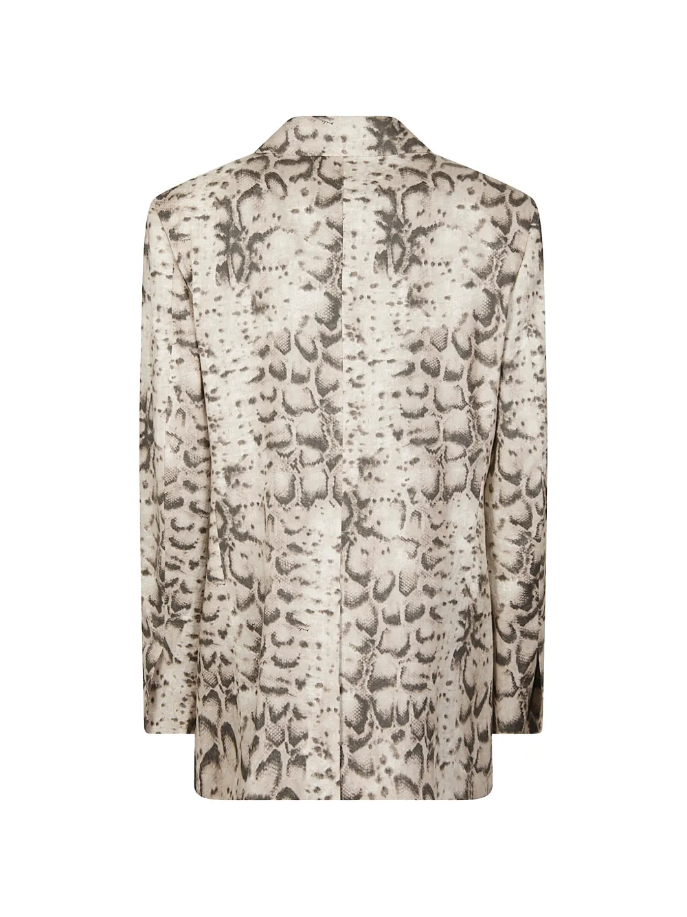 PINKO Blazer met slangenprint Beige