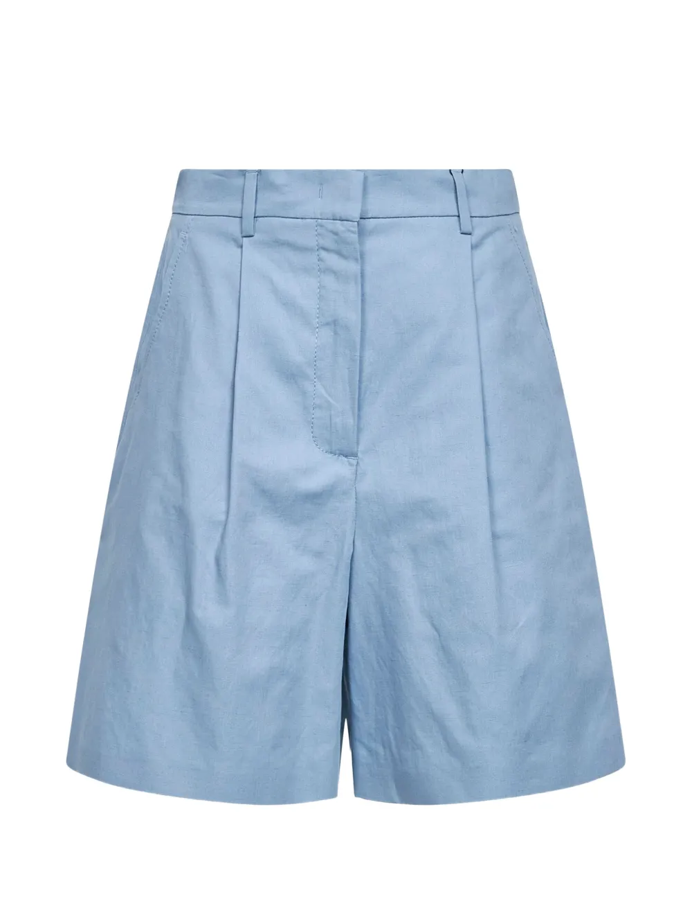Weekend Max Mara pleated flared shorts - Blu