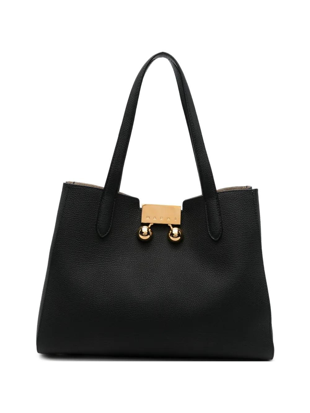 Marni Pre-Owned Trunkaroo leather tote bag - Nero