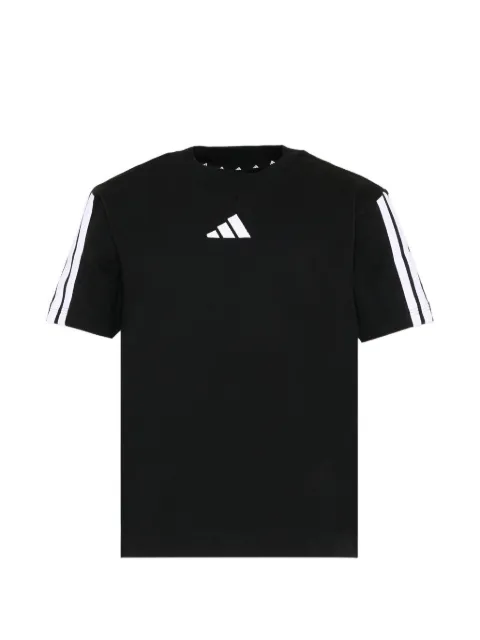 adidas Kids 3-Stripes logo-print T-shirt