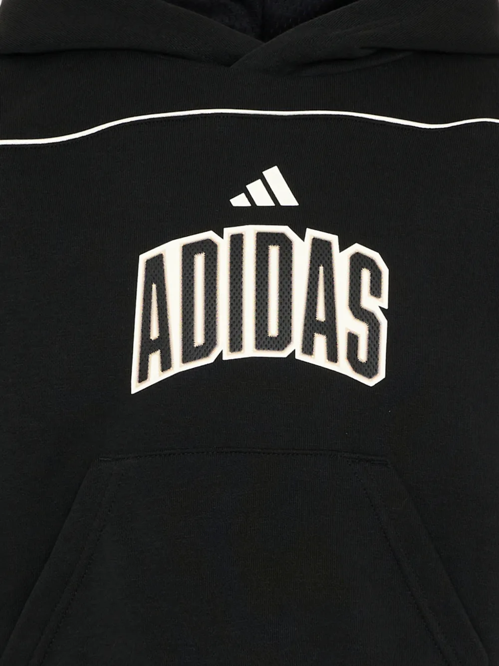 adidas Kids Stadium Lettering hoodie met grafische print Zwart