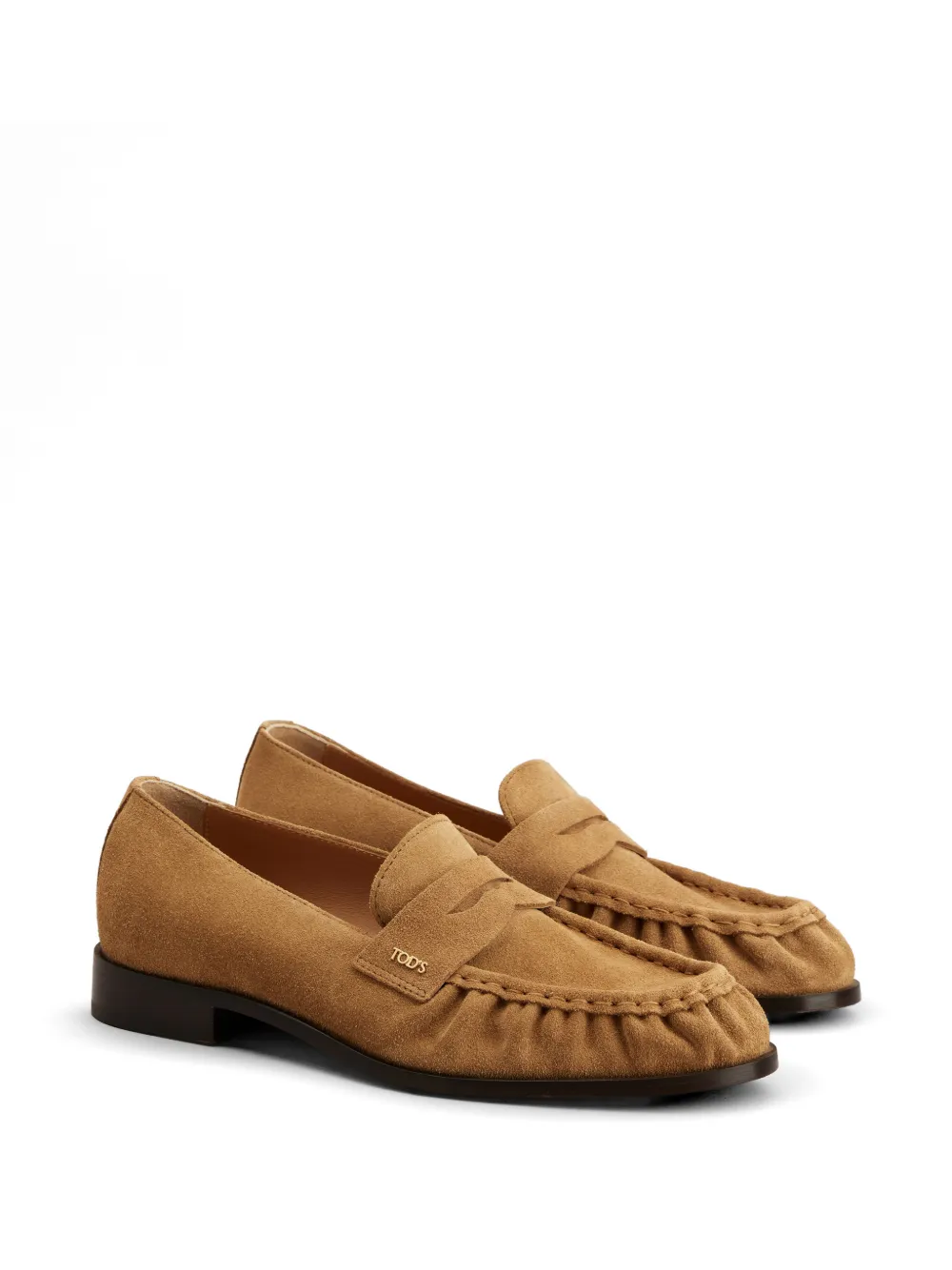 Tod's Loafers met logopatch Beige