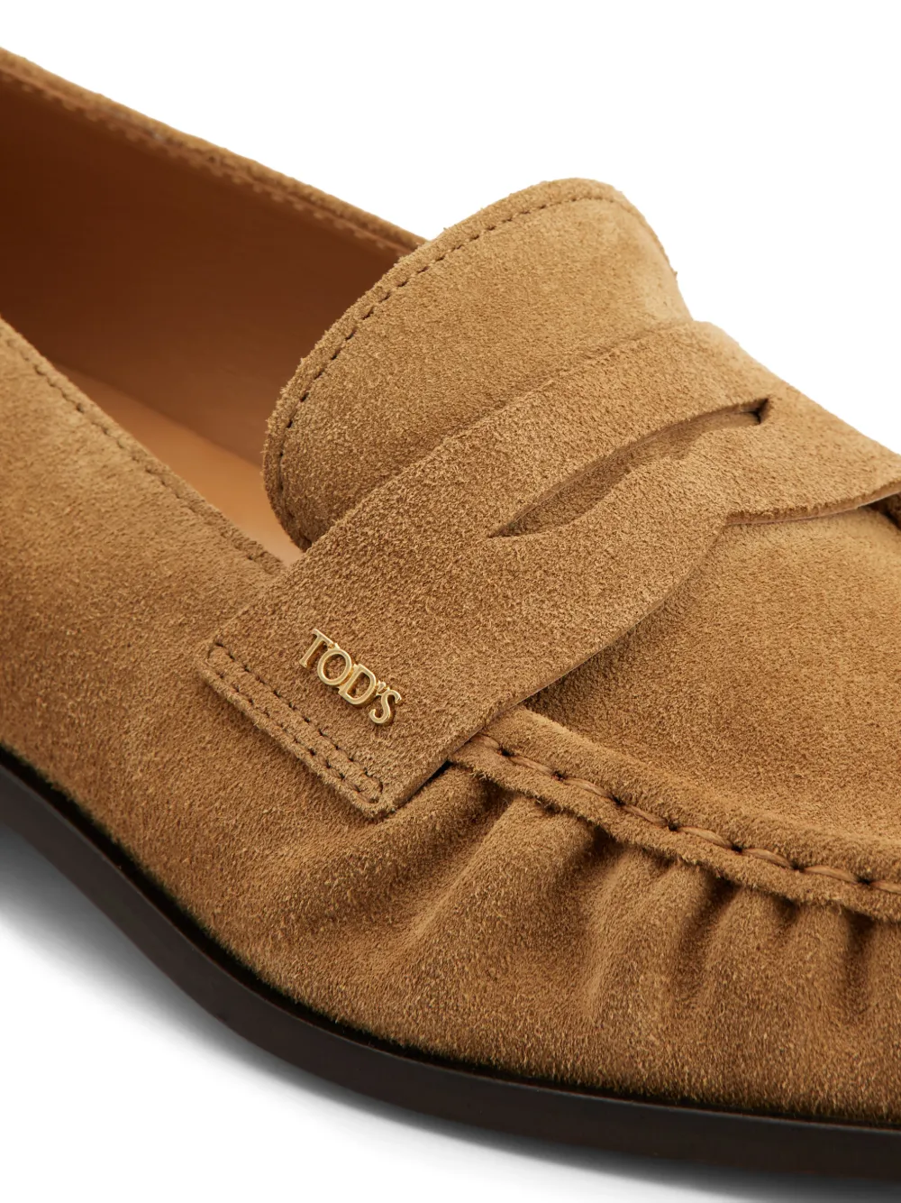 Tod's Loafers met logopatch Beige