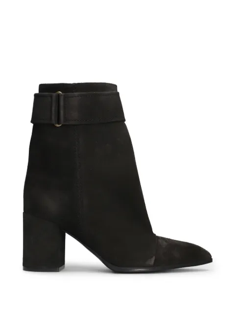 Lella Baldi 75mm pointed-toe suede ankle boots