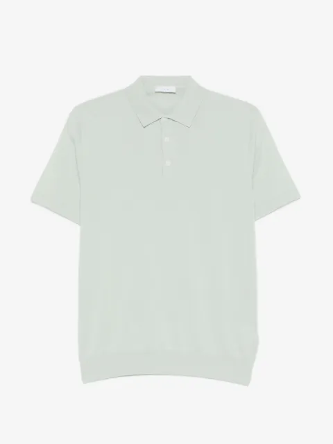 DIKTAT fine-knit polo shirt