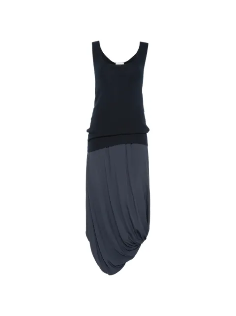 Semicouture scoop-neck skirt set