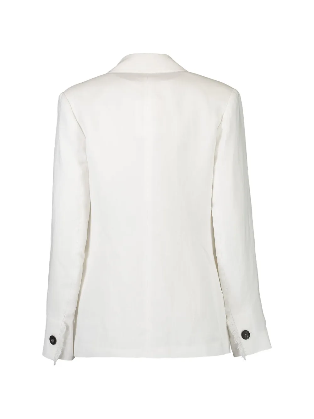  Antonelli Finnegan Frayed-trim Blazer - White 