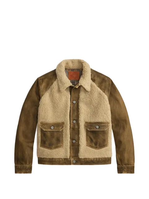 Ralph Lauren RRL جاكيت شيرلنغ قطن