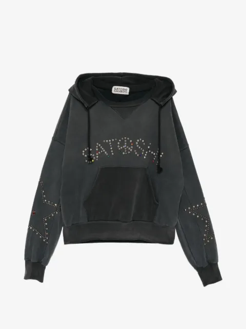 SATOSHI NAKAMOTO embellished hoodie