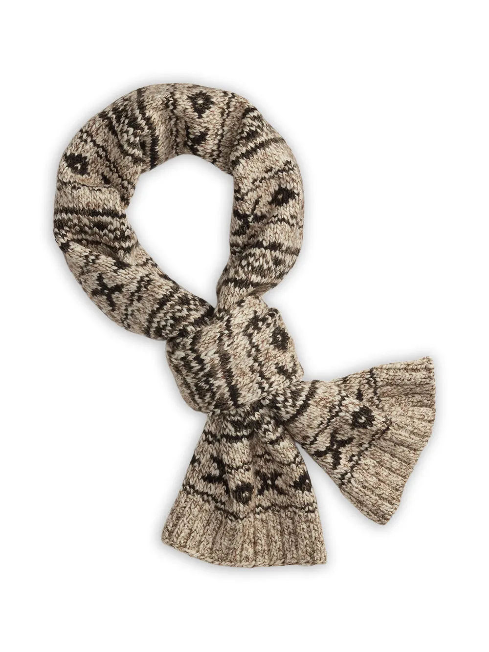 Ralph Lauren RRL Sjaal met patroon Beige