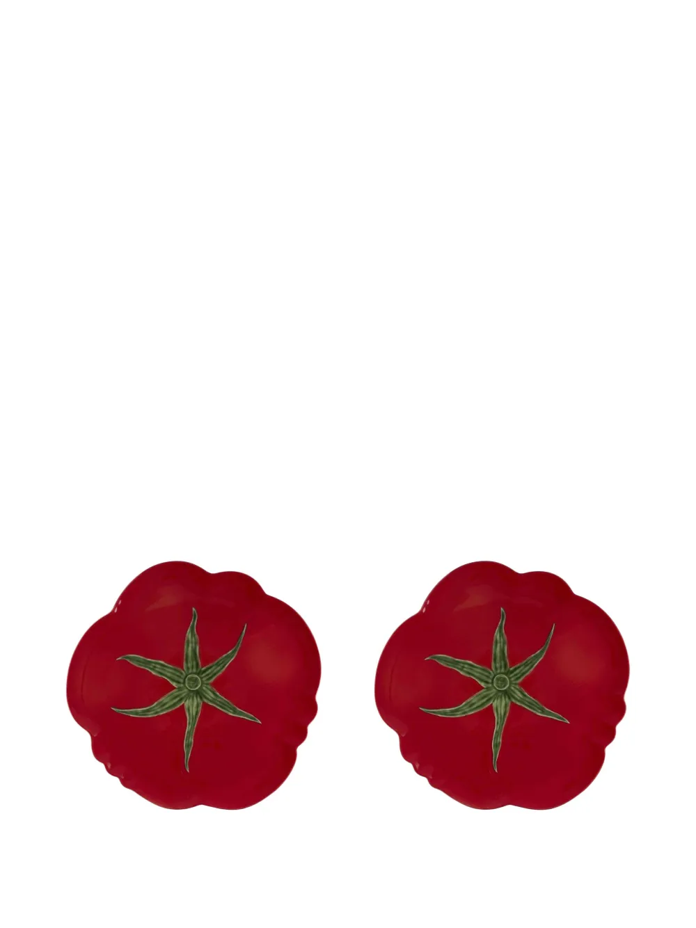 Bordallo Pinheiro Tomate pizza plate (set of two) - Rot