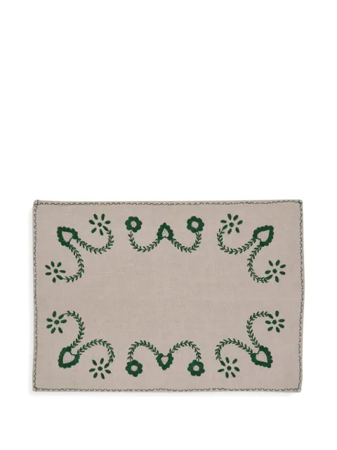 HOUSE OF CAPRICORN servilleta con bordado floral