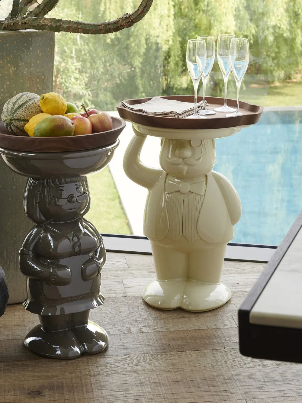  Slide Ambrogio Pedestal - Neutrals 