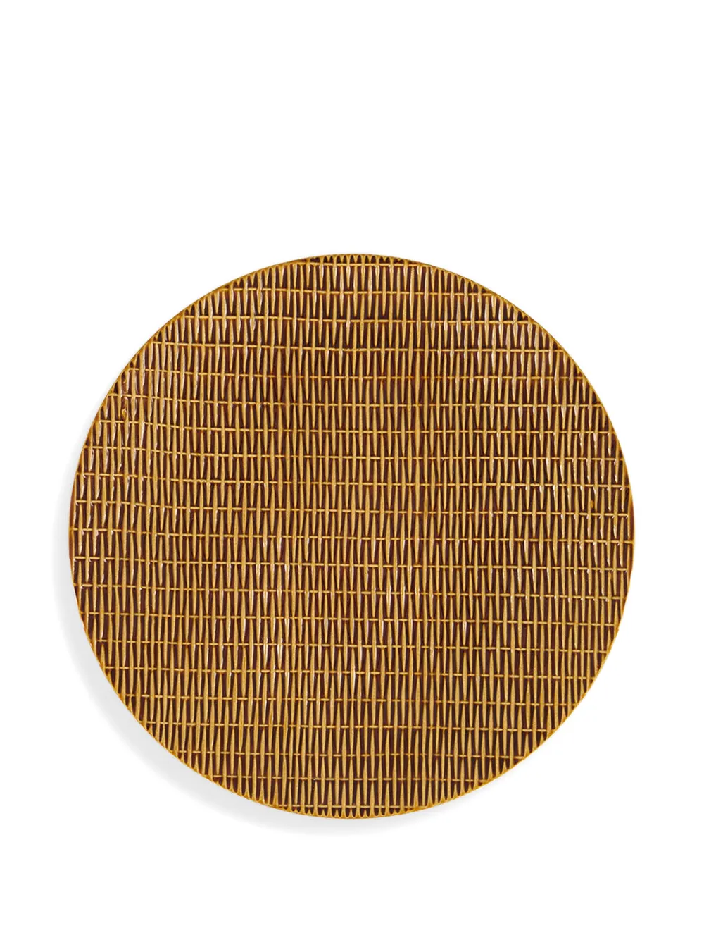 HOUSE OF CAPRICORN ceramic patterned charger plate - Nude