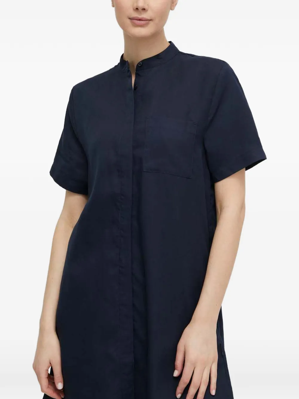 JACK WOLFSKIN Mini-blousejurk met borstzak Blauw
