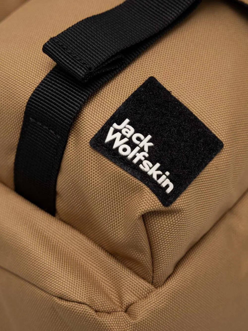 JACK WOLFSKIN Rugzak met logo-patch en gespsluiting Beige