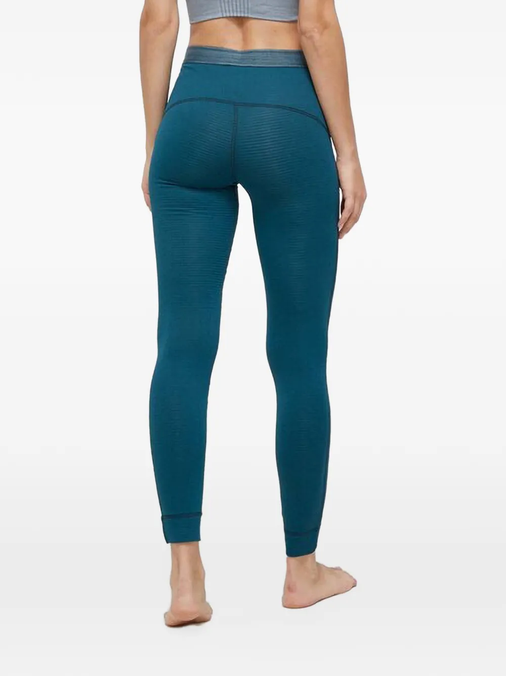 JACK WOLFSKIN logo-print leggings - Blu