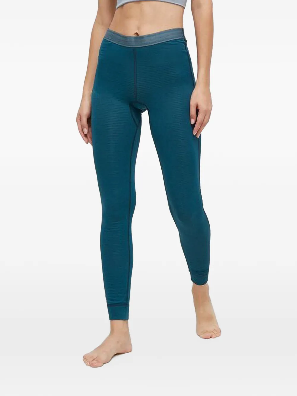 JACK WOLFSKIN logo-print leggings - Blau