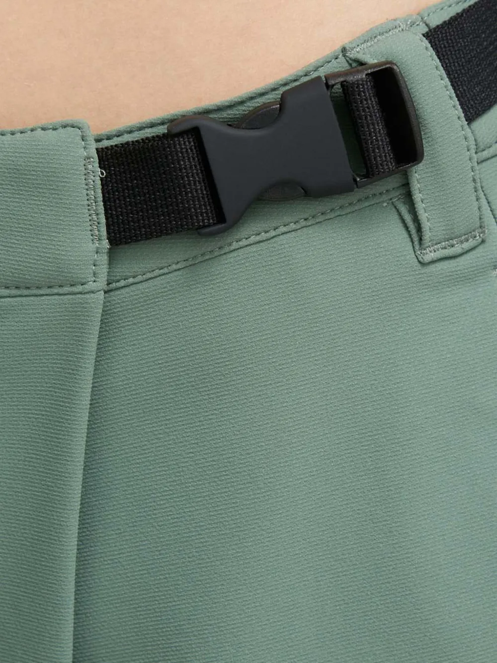 JACK WOLFSKIN asymmetric mini skort Groen