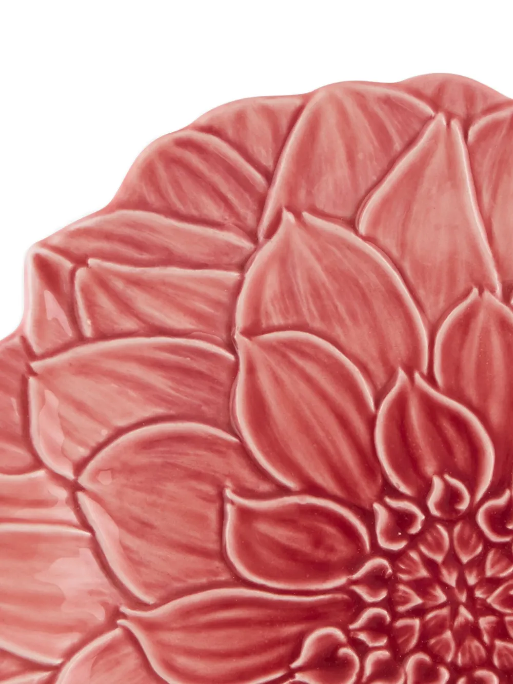  Bordallo Pinheiro Maria Flor Dessert Plate (set Of Four) - Pink 
