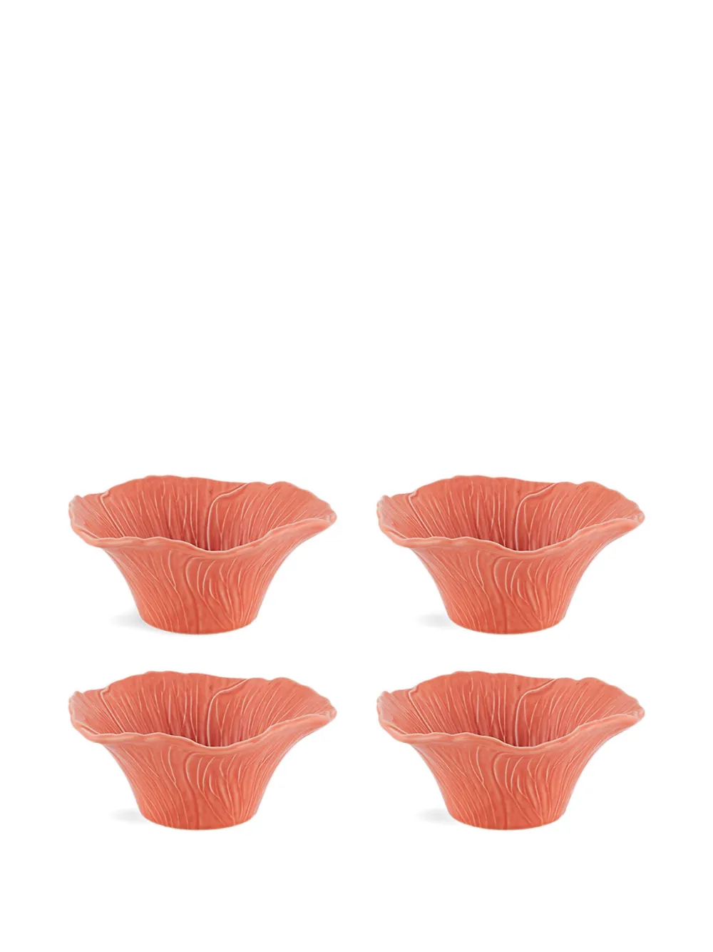 Bordallo Pinheiro Alcea overlapping-flowers bowl - Rosa