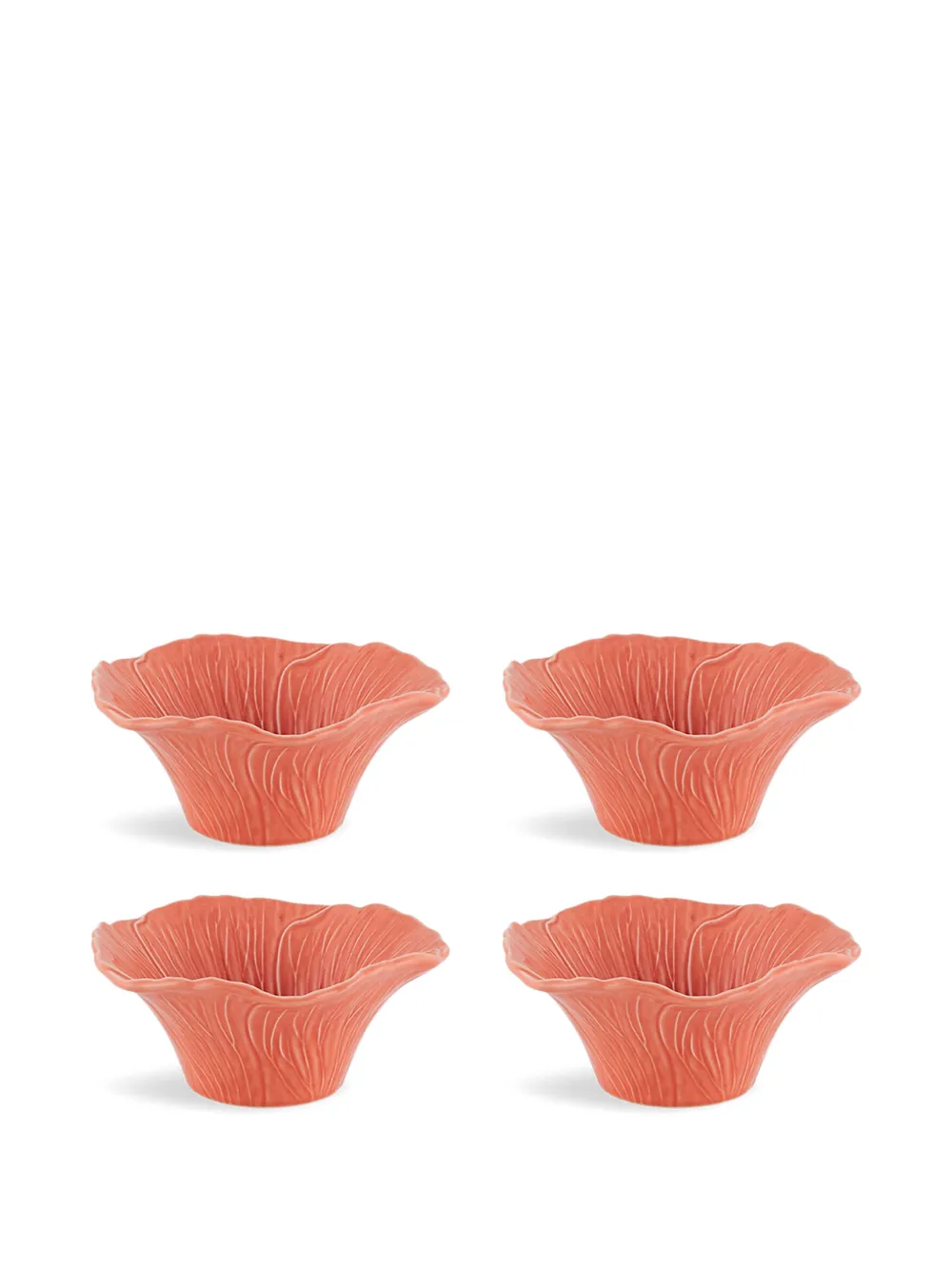 Bordallo Pinheiro Alcea overlapping-flowers bowl - Rosa