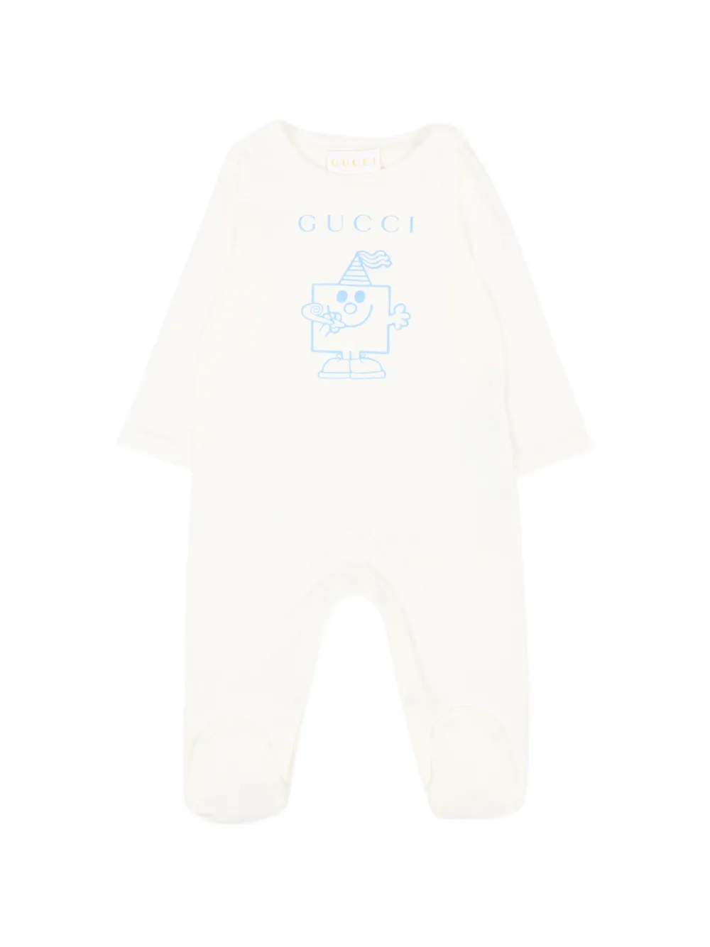 Gucci Kids logo graphic babygrow - Weiß