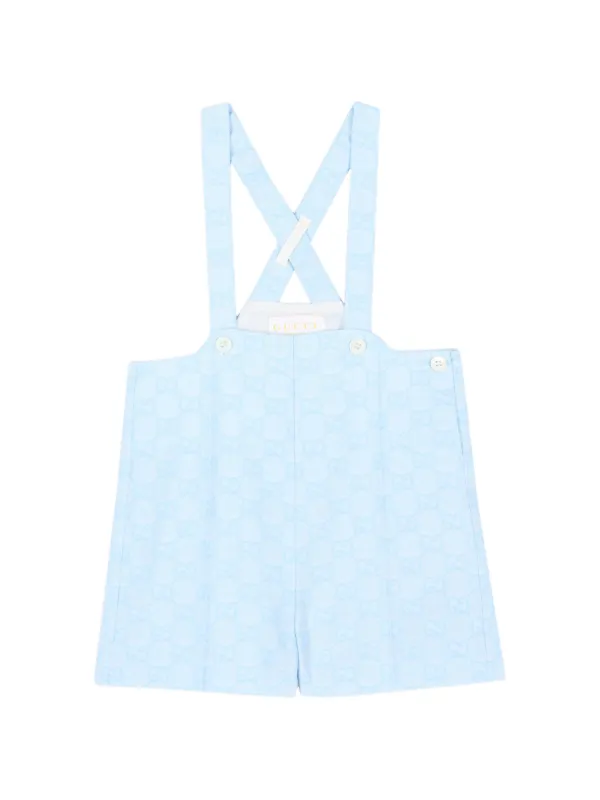 Gucci Kids パターン オーバーオール | ブルー | FARFETCH JP