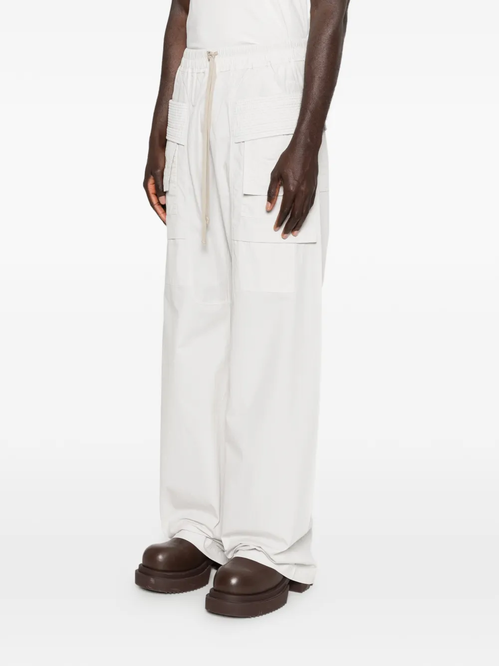 Rick Owens DRKSHDW Broek met trekkoord Grijs