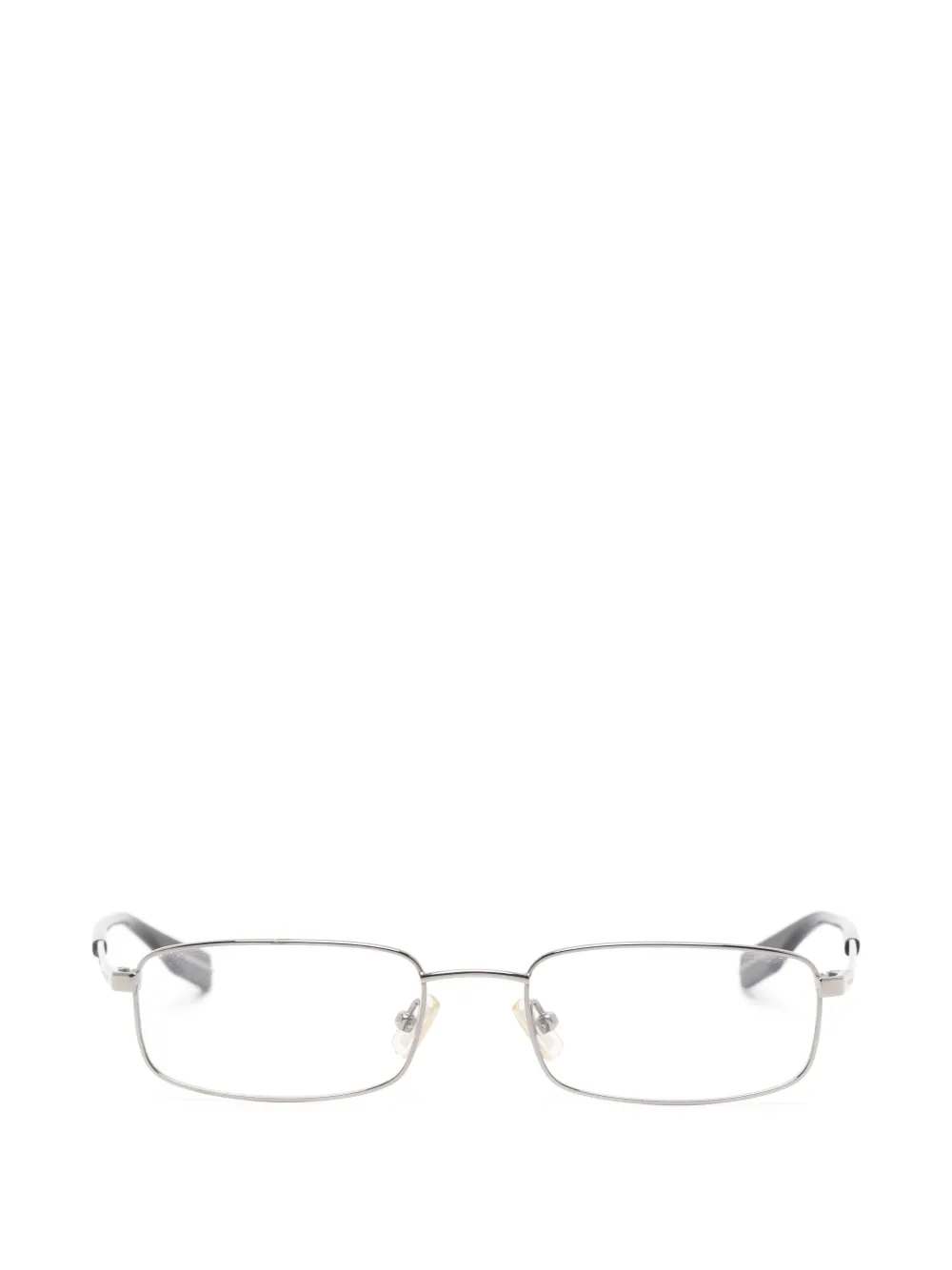BOSS rectangle-frame glasses - Argento