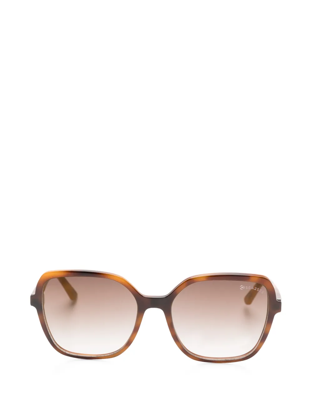 S2S Luna tortoiseshell-effect glasses - Braun