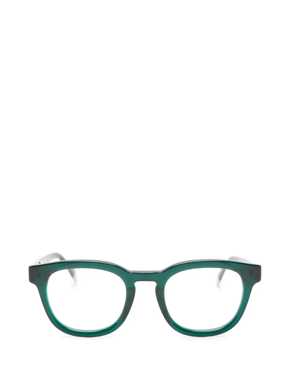 Benetton Coral round-frame glasses - Grün