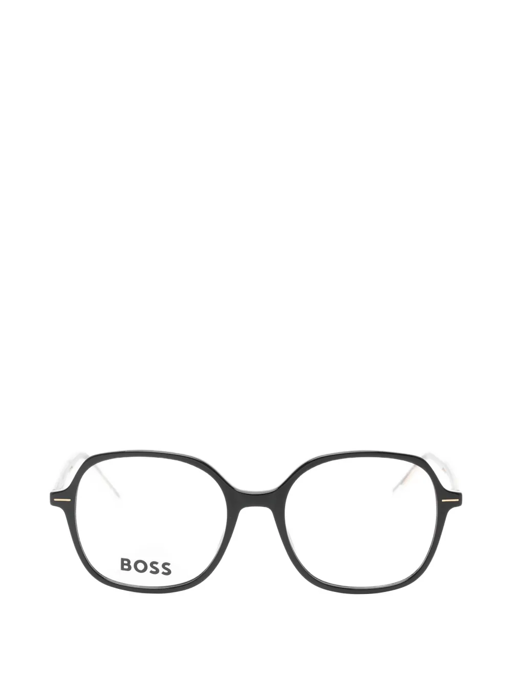 BOSS square-frame glasses - Braun